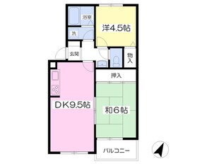 フレアマスターＢの物件間取画像